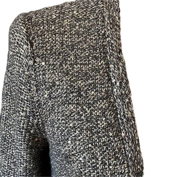 WHBM Metallic Shimmer Duster Sweater Size Small - Picture 5 of 13